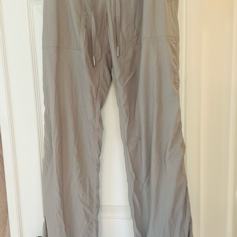 Lululemon "dance studio" pants-*LINED*. COLOR: Gray SIZE: 4